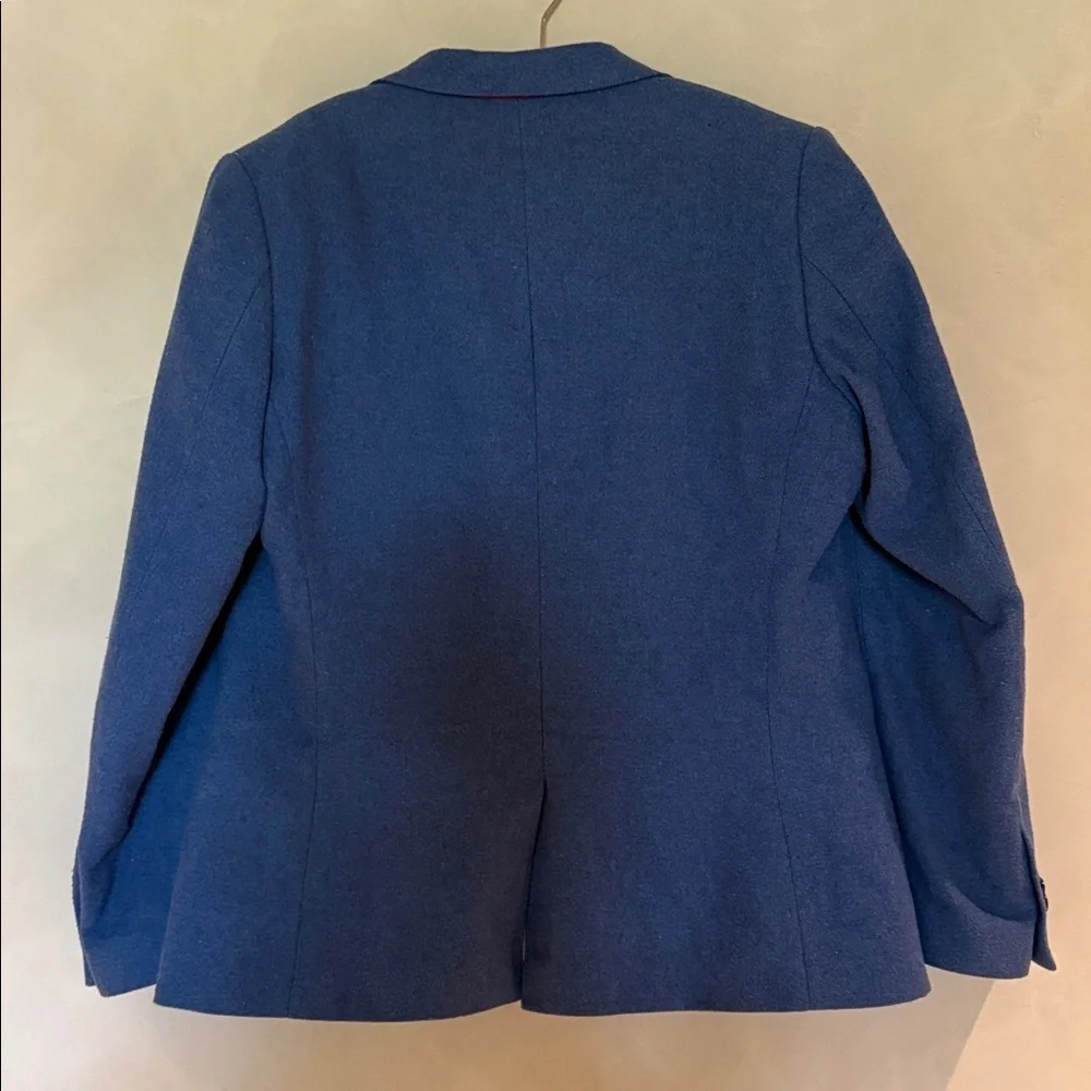 Gianni Feraud Blue Blazer size 42 Italian wool Blended